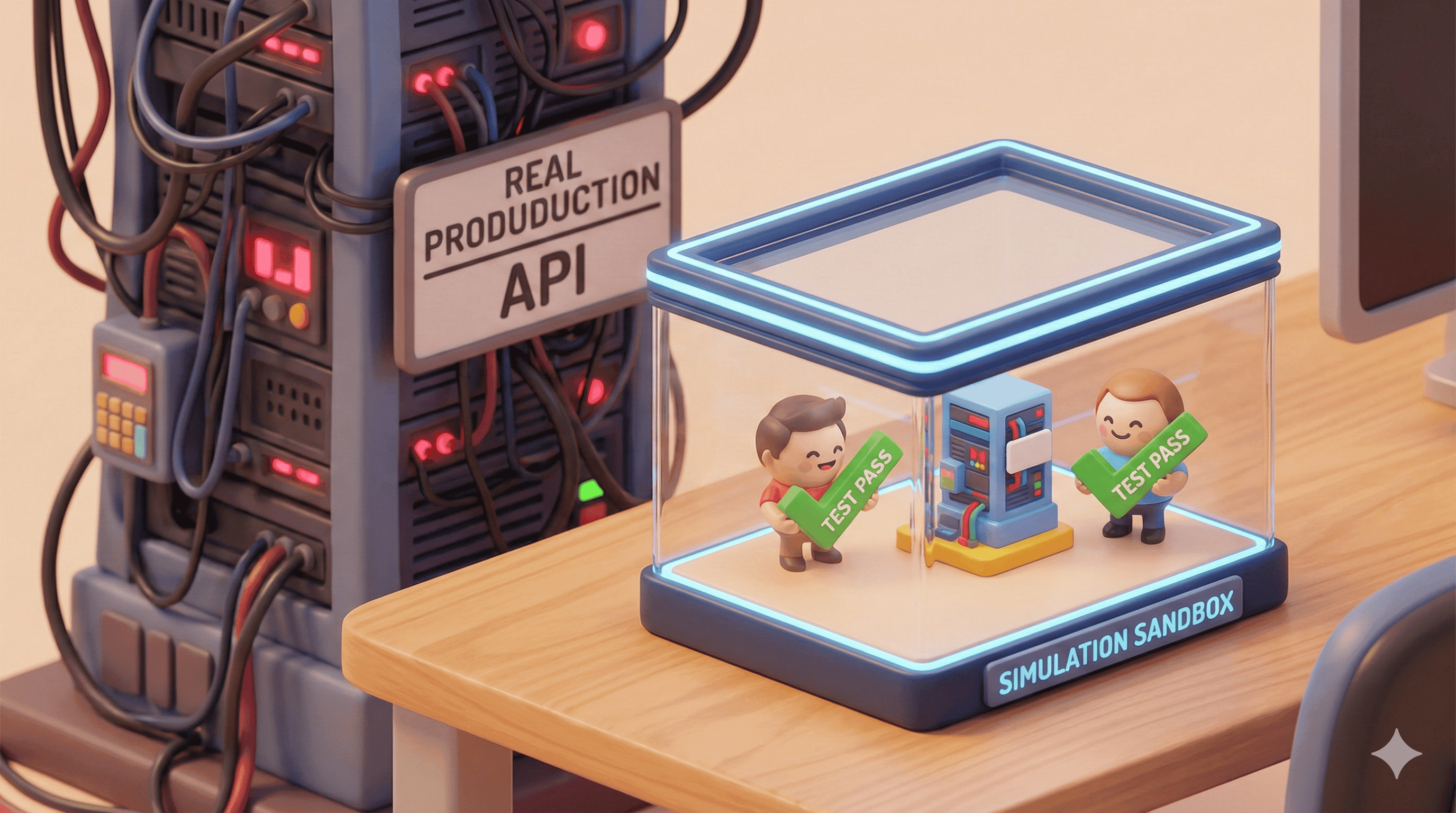 API testing through simulations